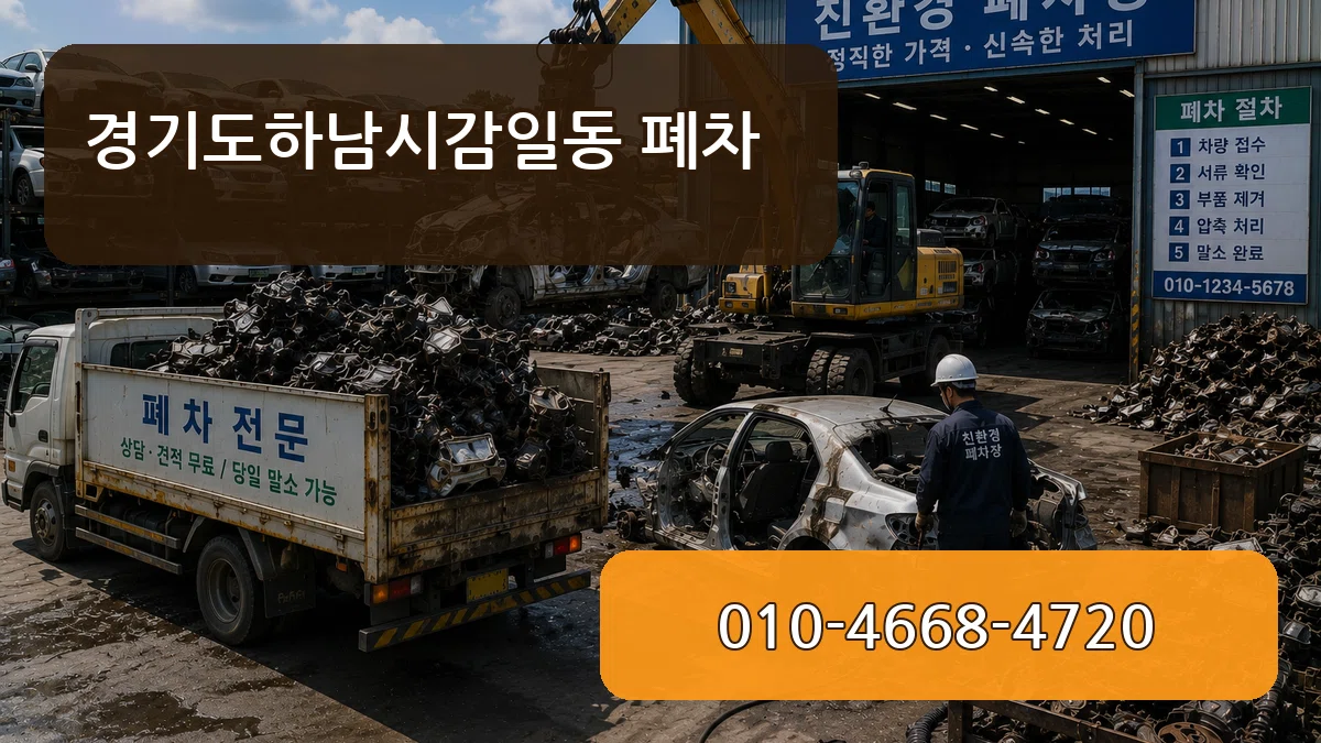 경기도하남시감일동 폐차 경기도하남시감일동 폐차 차량 처리 안내 이미지 2