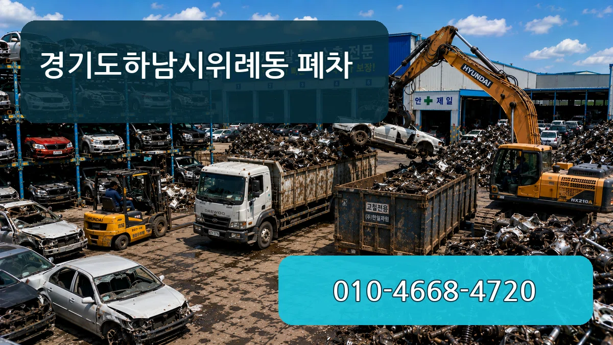 경기도하남시위례동 폐차 경기도하남시위례동 폐차 차량 처리 안내 이미지 2