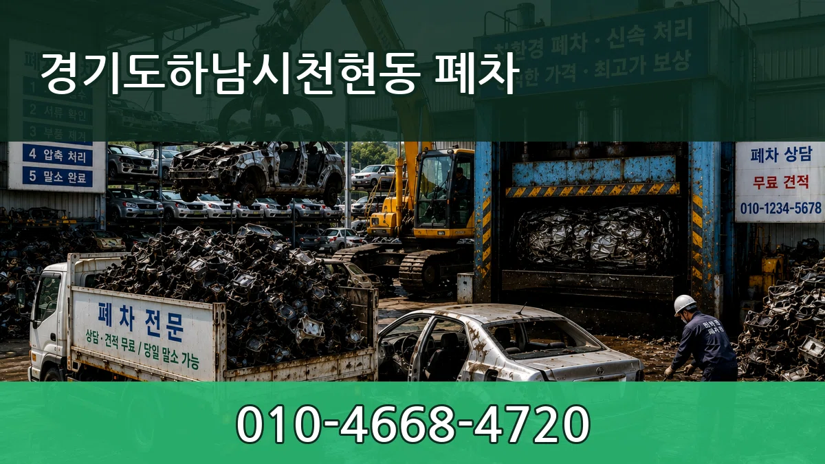 경기도하남시천현동 폐차 경기도하남시천현동 폐차 차량 처리 안내 이미지 3