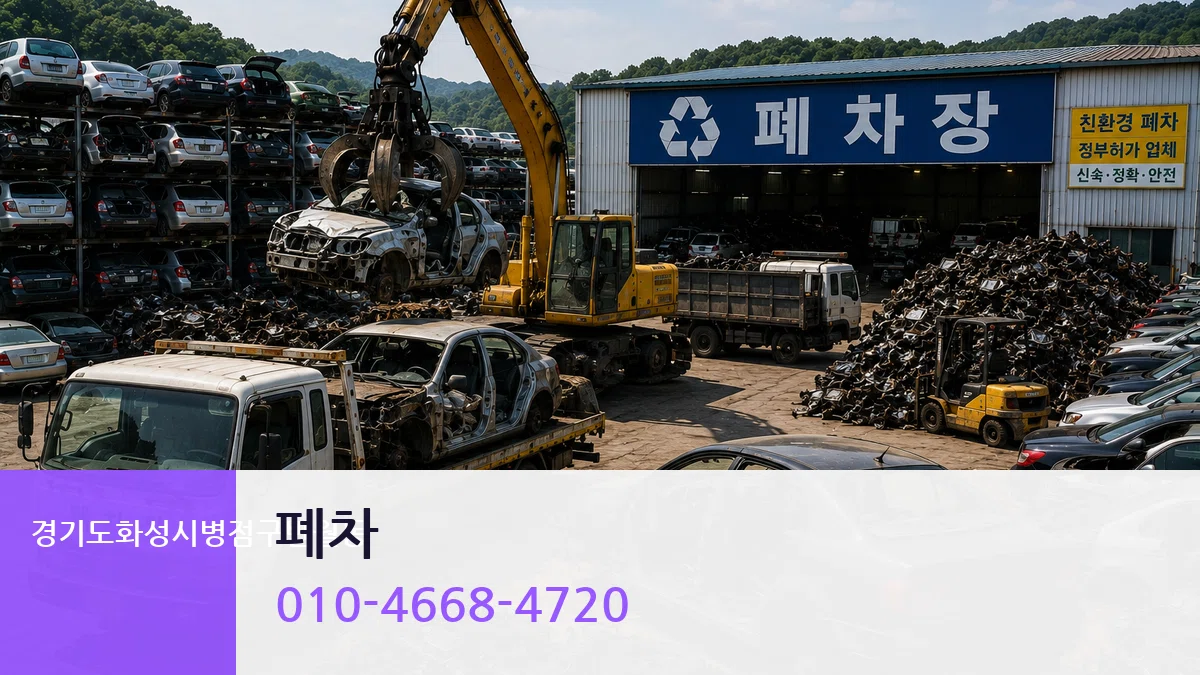 경기도화성시병점구반월동 폐차 경기도화성시병점구반월동 폐차 차량 처리 안내 이미지 1
