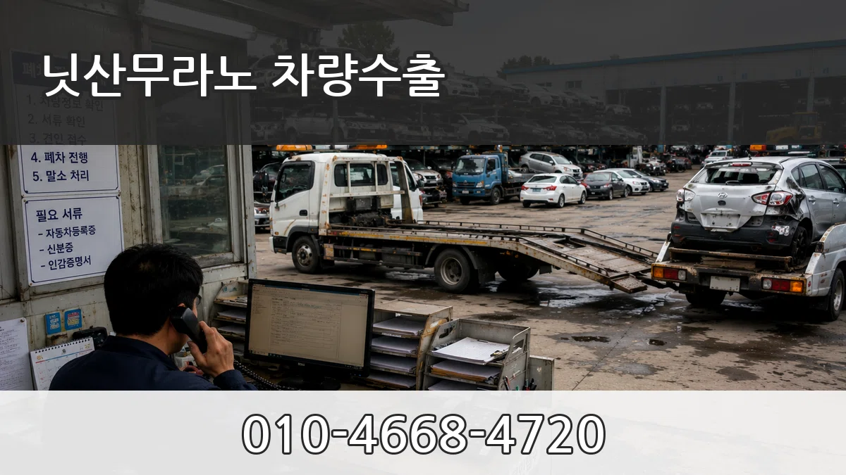 닛산무라노 차량수출 닛산무라노 차량수출 차량 처리 안내 이미지 3