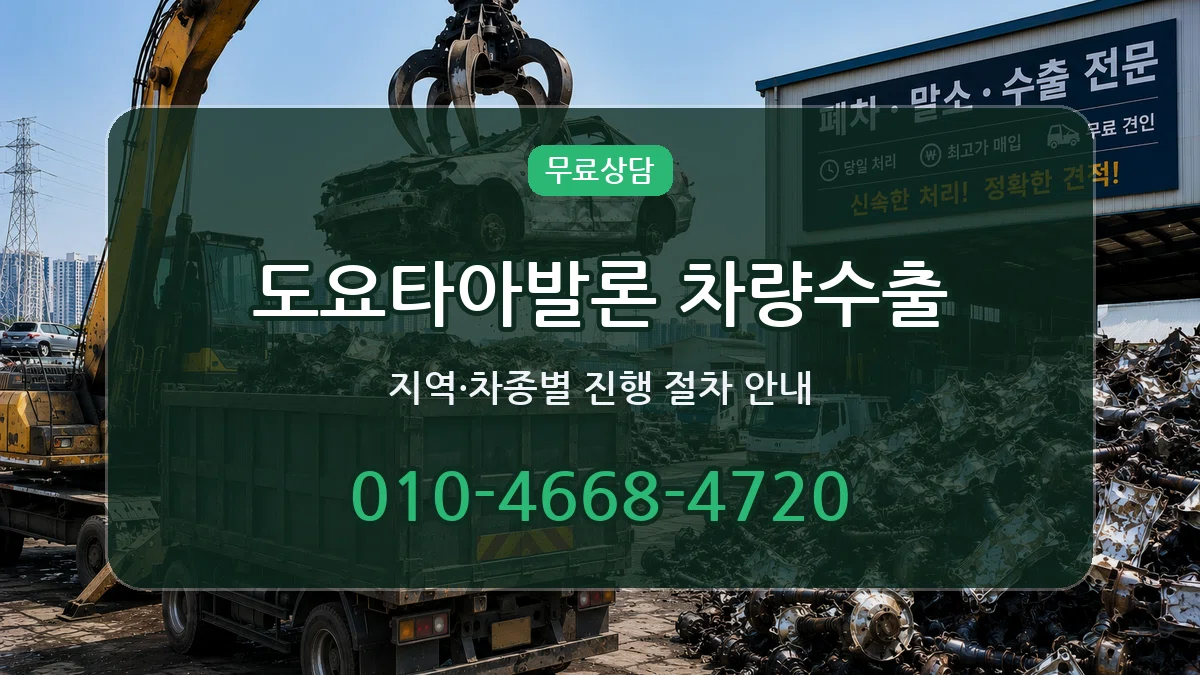 도요타아발론 차량수출 도요타아발론 차량수출 차량 처리 안내 이미지 3