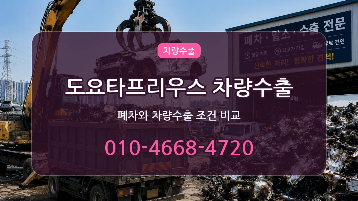 도요타프리우스 차량수출 도요타프리우스 차량수출 차량 처리 안내 이미지 2