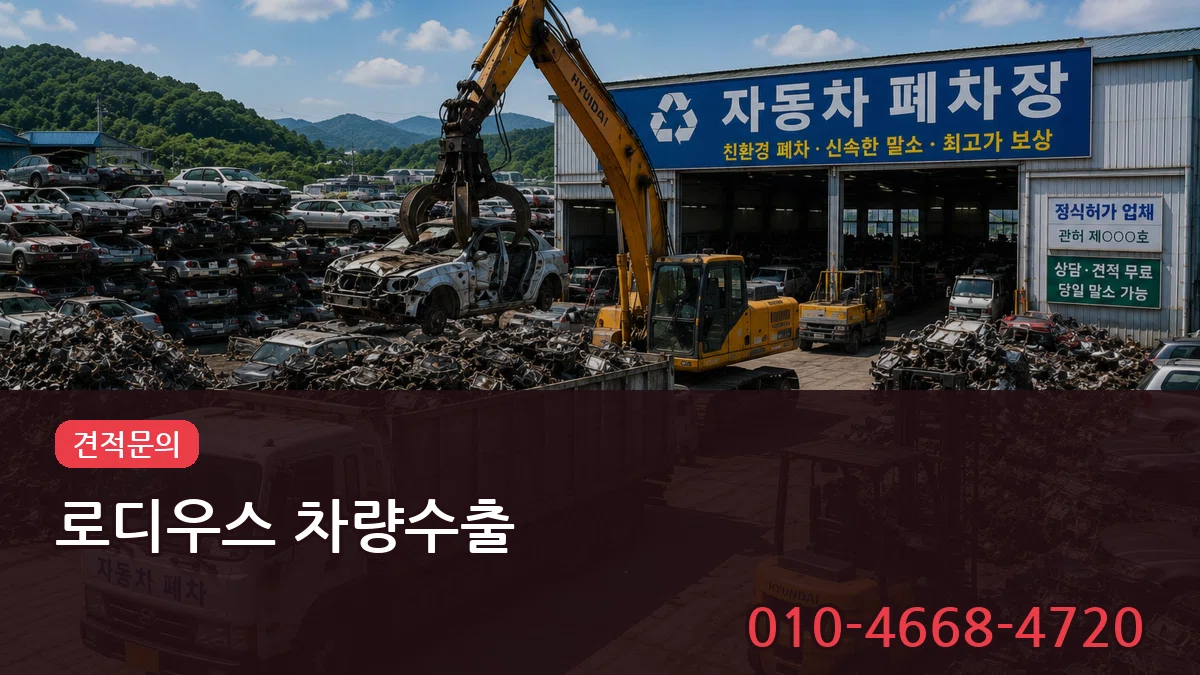 로디우스 차량수출 로디우스 차량수출 차량 처리 안내 이미지 2