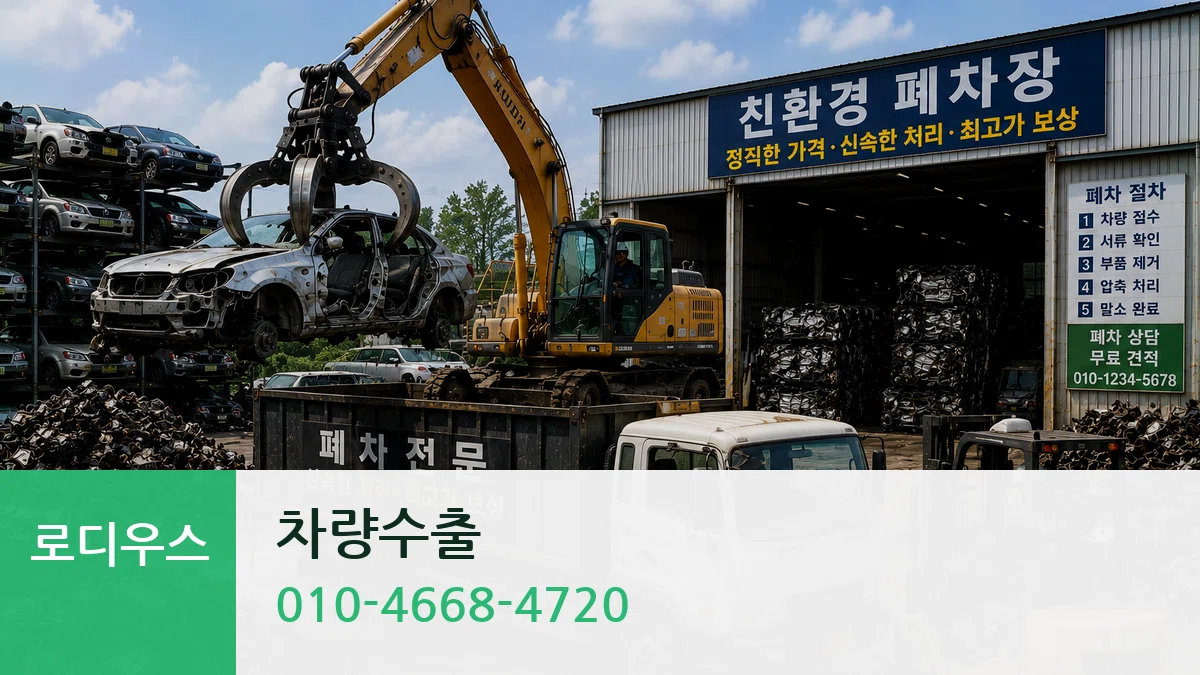 로디우스 차량수출 로디우스 차량수출 차량 처리 안내 이미지 1