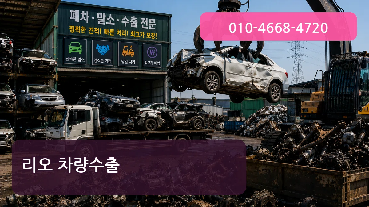 리오 차량수출 리오 차량수출 차량 처리 안내 이미지 1