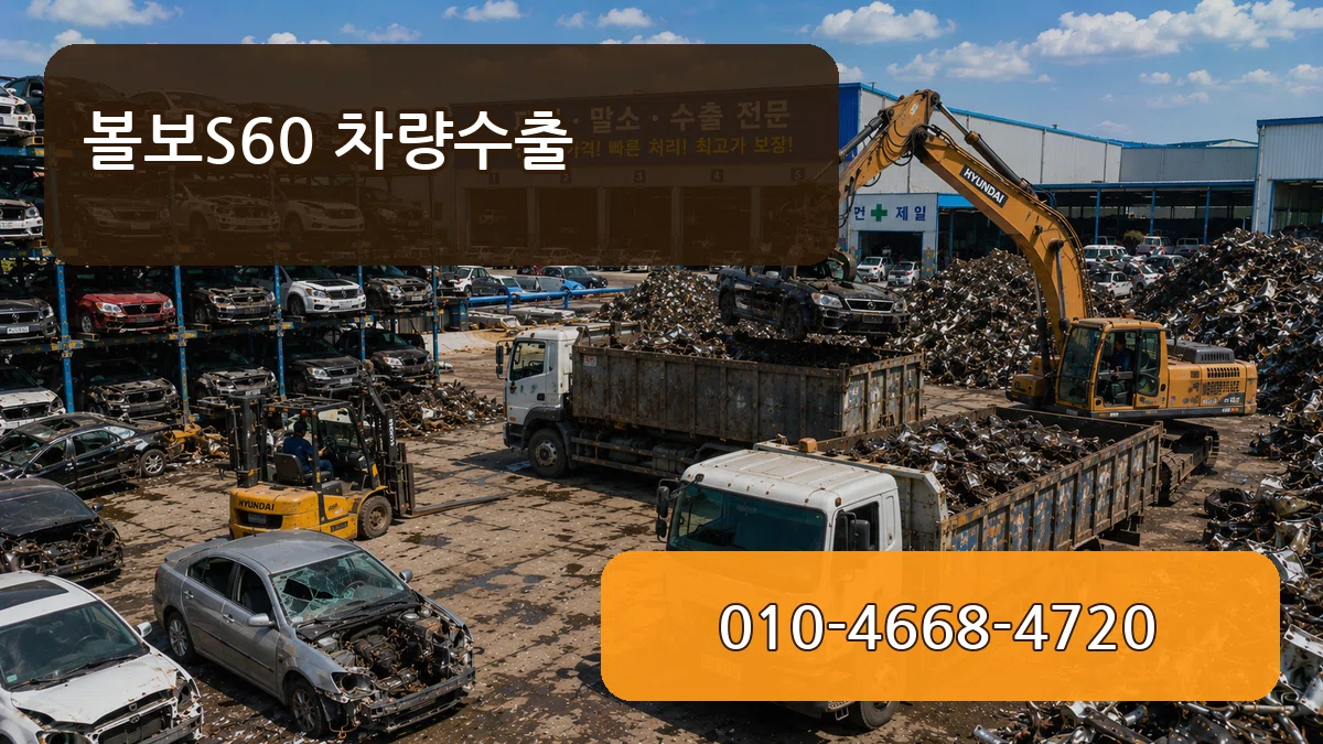 볼보S60 차량수출 볼보S60 차량수출 차량 처리 안내 이미지 1