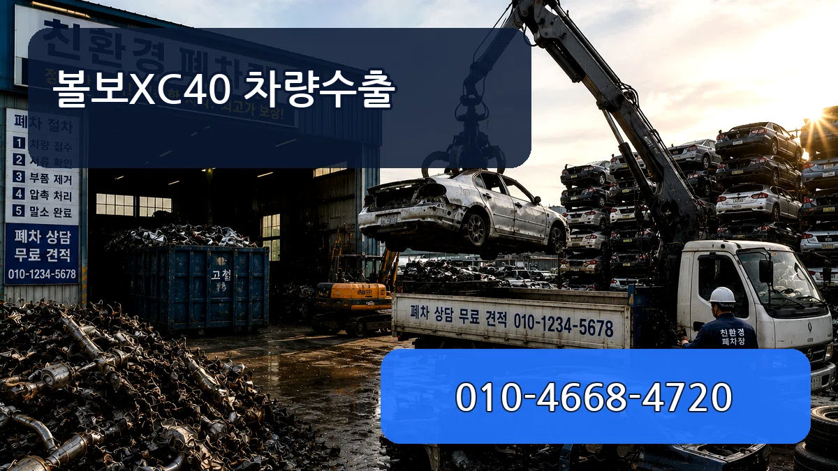 볼보XC40 차량수출 볼보XC40 차량수출 차량 처리 안내 이미지 1