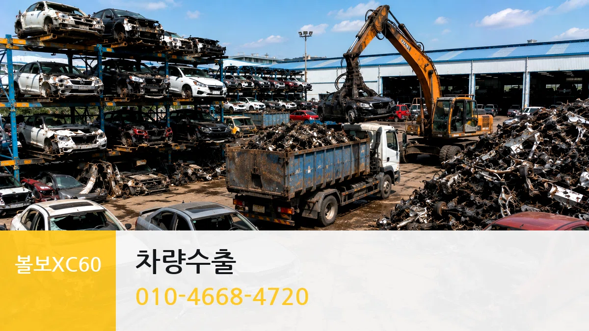 볼보XC60 차량수출 볼보XC60 차량수출 차량 처리 안내 이미지 1