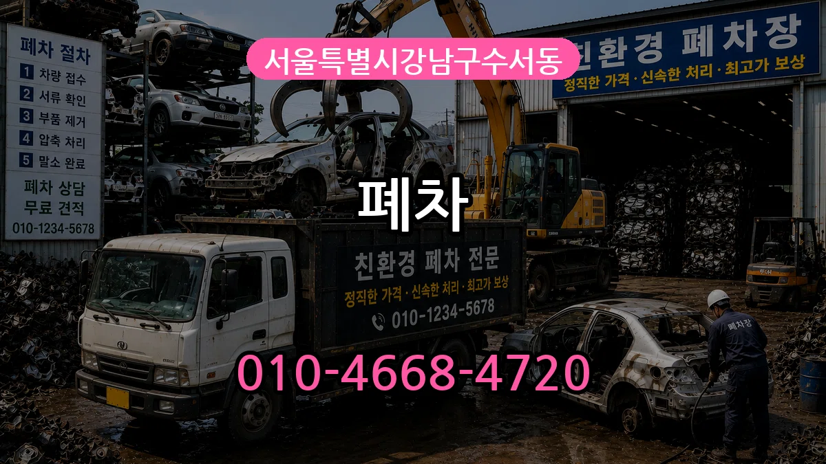 서울특별시강남구수서동 폐차 서울특별시강남구수서동 폐차 차량 처리 안내 이미지 1