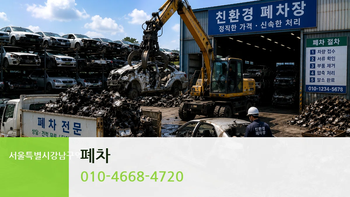 서울특별시강남구역삼동 폐차 서울특별시강남구역삼동 폐차 차량 처리 안내 이미지 1