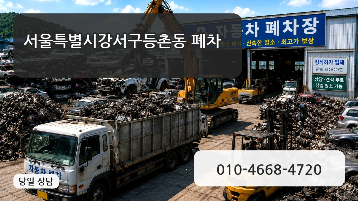 서울특별시강서구등촌동 폐차 서울특별시강서구등촌동 폐차 차량 처리 안내 이미지 2