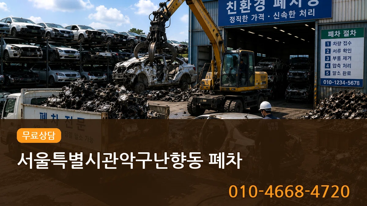 서울특별시관악구난향동 폐차 서울특별시관악구난향동 폐차 차량 처리 안내 이미지 1