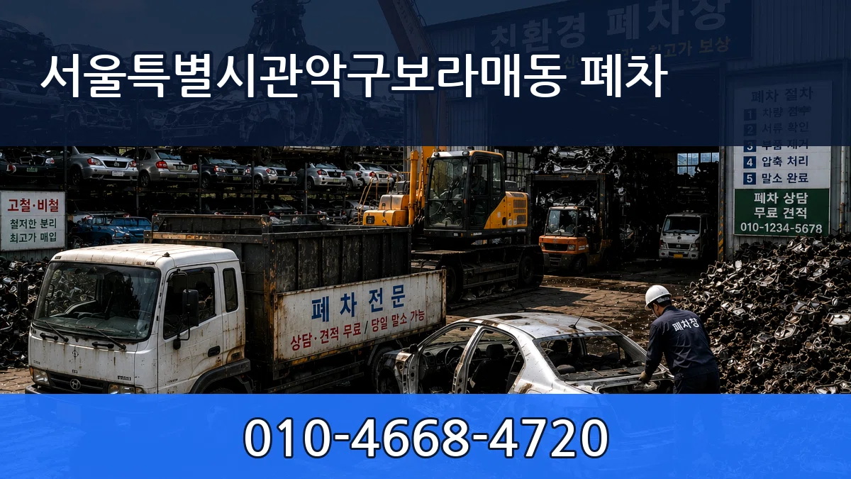 서울특별시관악구보라매동 폐차 서울특별시관악구보라매동 폐차 차량 처리 안내 이미지 3