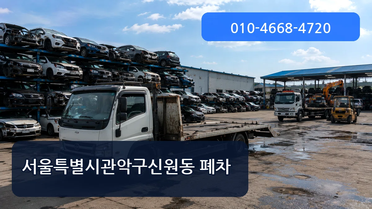 서울특별시관악구신원동 폐차 서울특별시관악구신원동 폐차 차량 처리 안내 이미지 3