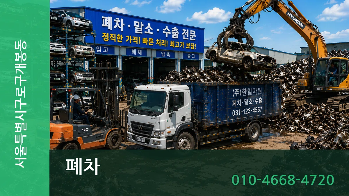 서울특별시구로구개봉동 폐차 서울특별시구로구개봉동 폐차 차량 처리 안내 이미지 1