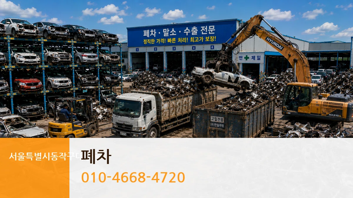 서울특별시동작구대방동 폐차 서울특별시동작구대방동 폐차 차량 처리 안내 이미지 3