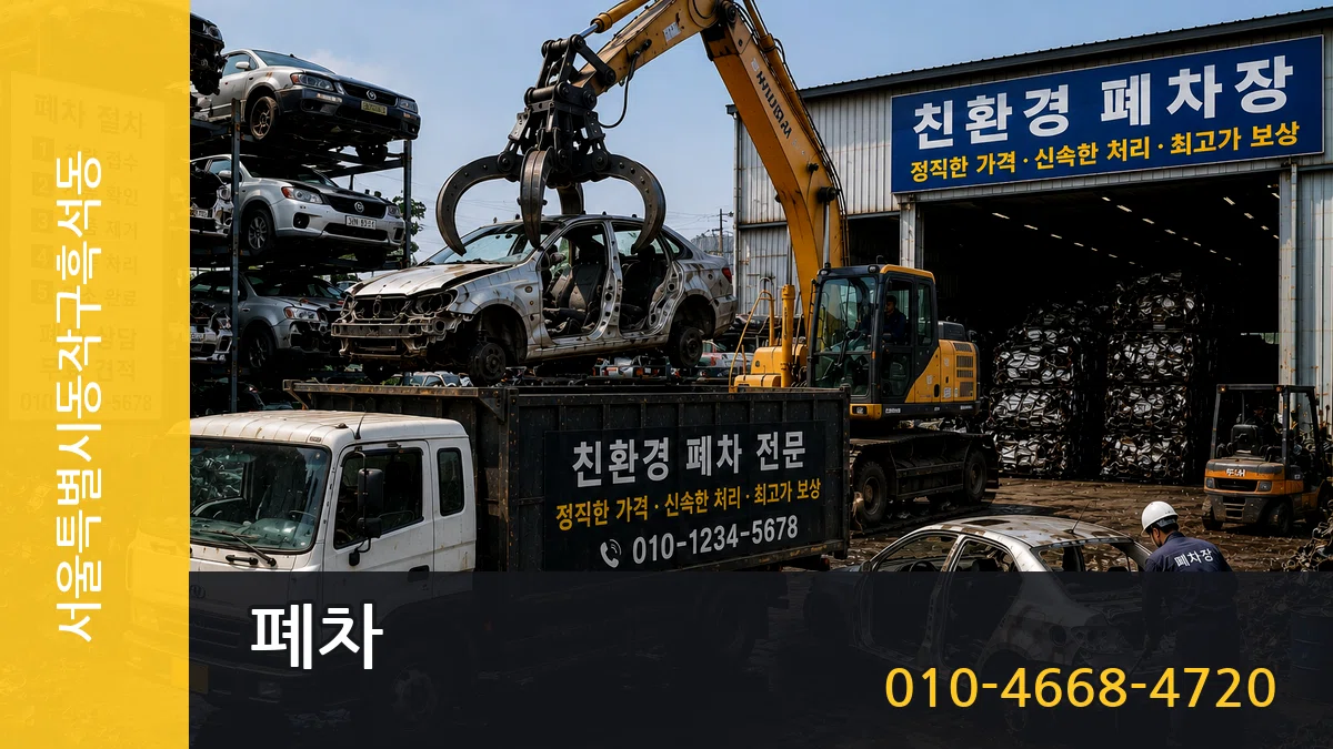 서울특별시동작구흑석동 폐차 서울특별시동작구흑석동 폐차 차량 처리 안내 이미지 1