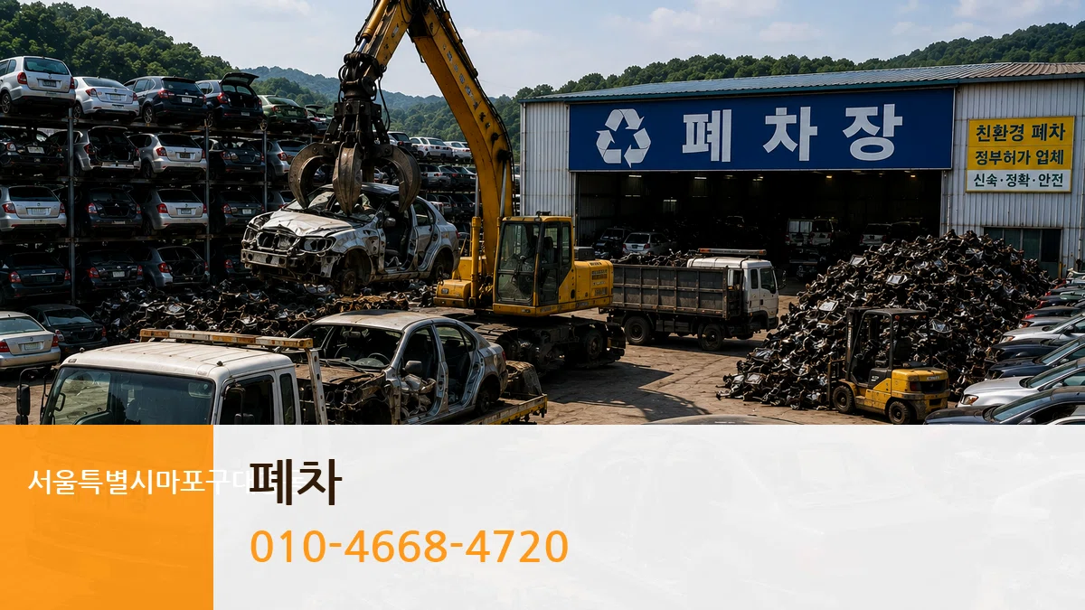 서울특별시마포구대흥동 폐차 서울특별시마포구대흥동 폐차 차량 처리 안내 이미지 3