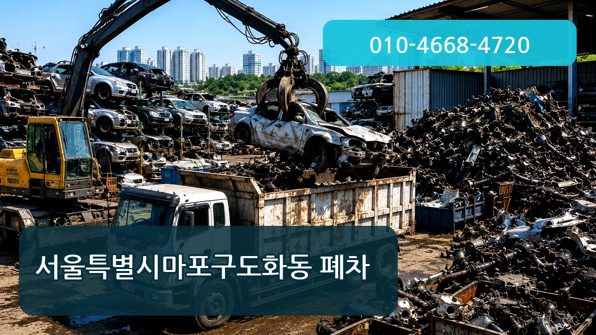 서울특별시마포구도화동 폐차 서울특별시마포구도화동 폐차 차량 처리 안내 이미지 1