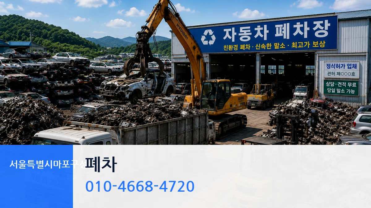 서울특별시마포구성산동 폐차 서울특별시마포구성산동 폐차 차량 처리 안내 이미지 2
