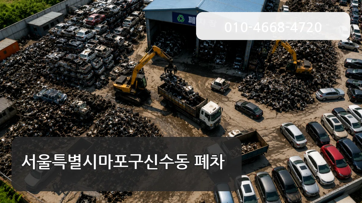 서울특별시마포구신수동 폐차 서울특별시마포구신수동 폐차 차량 처리 안내 이미지 2