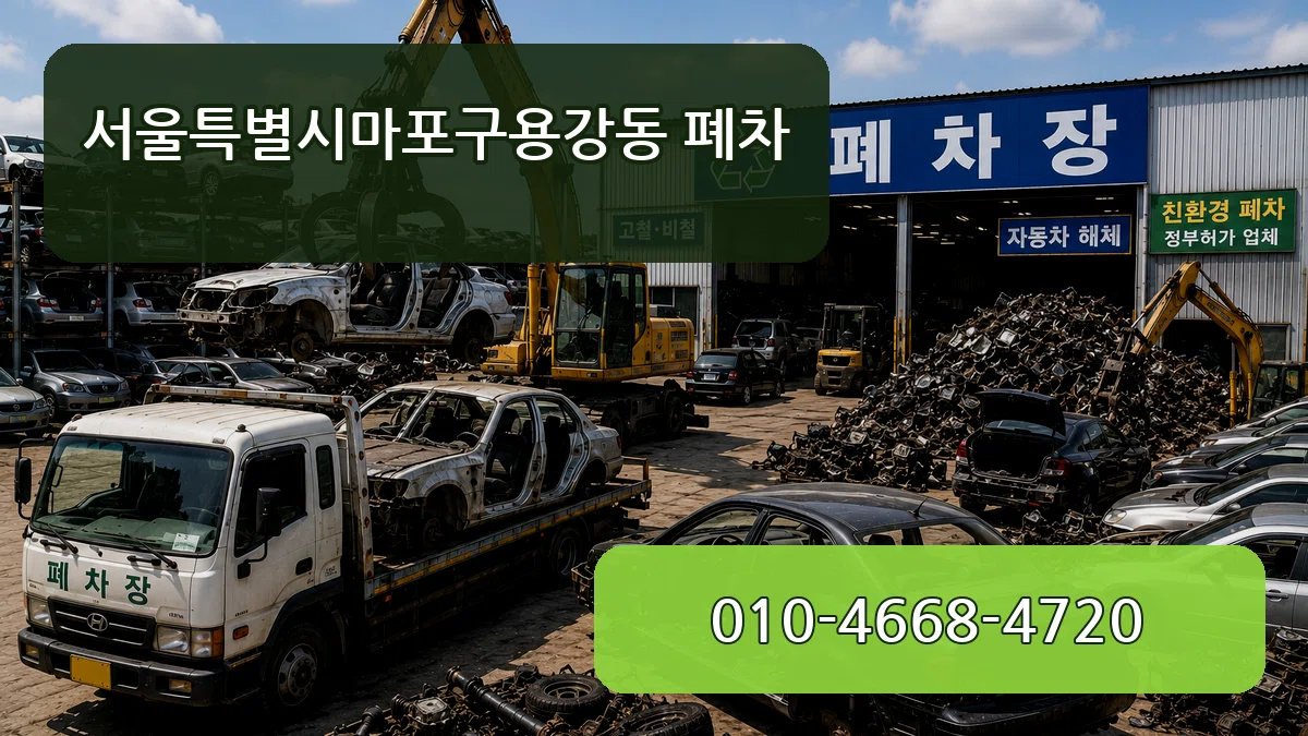 서울특별시마포구용강동 폐차 서울특별시마포구용강동 폐차 차량 처리 안내 이미지 3
