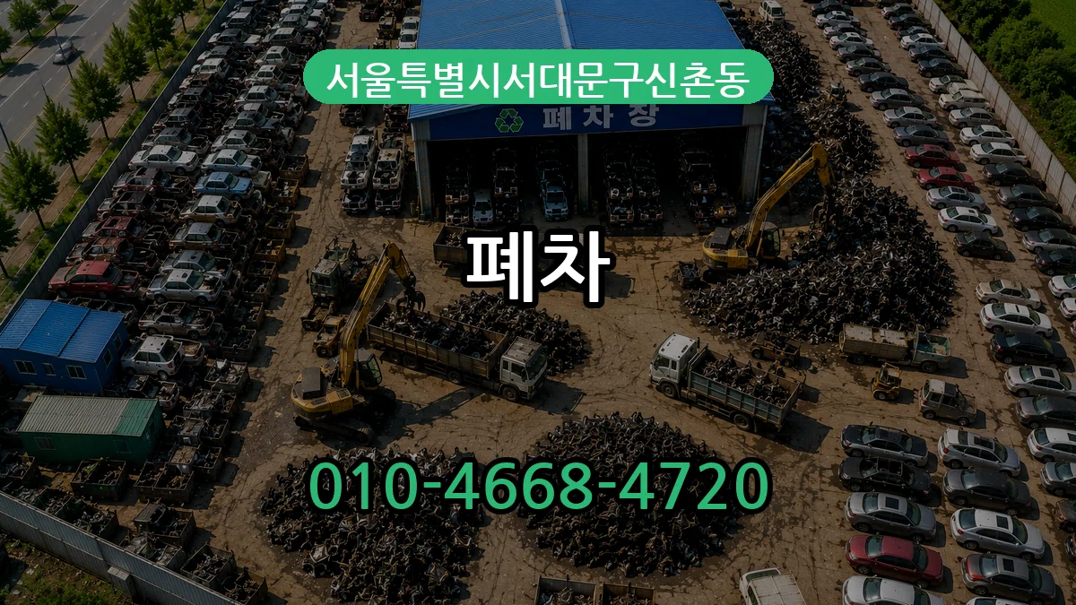 서울특별시서대문구신촌동 폐차 서울특별시서대문구신촌동 폐차 차량 처리 안내 이미지 3