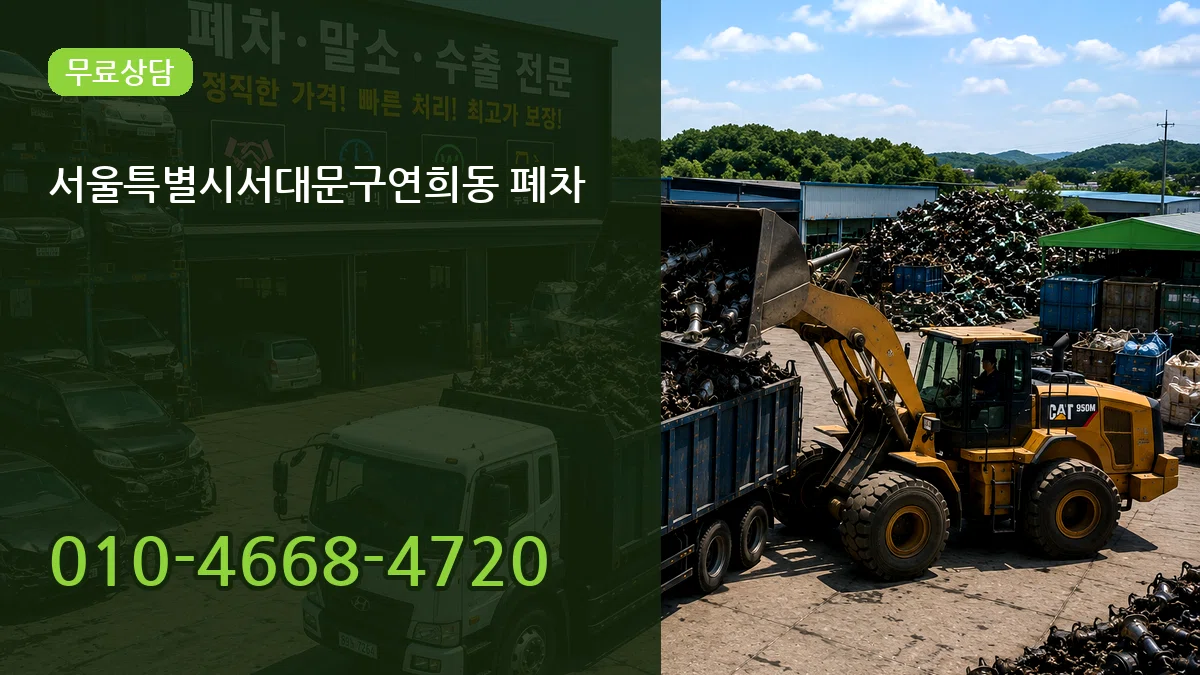 서울특별시서대문구연희동 폐차 서울특별시서대문구연희동 폐차 차량 처리 안내 이미지 2