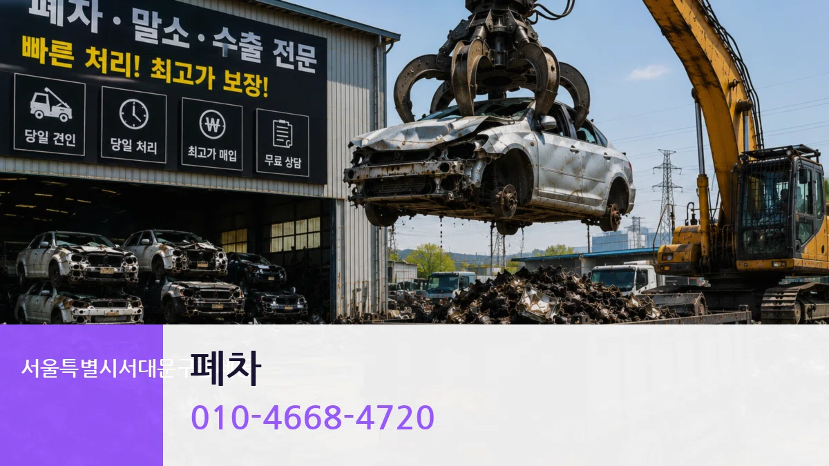 서울특별시서대문구홍제동 폐차 서울특별시서대문구홍제동 폐차 차량 처리 안내 이미지 2