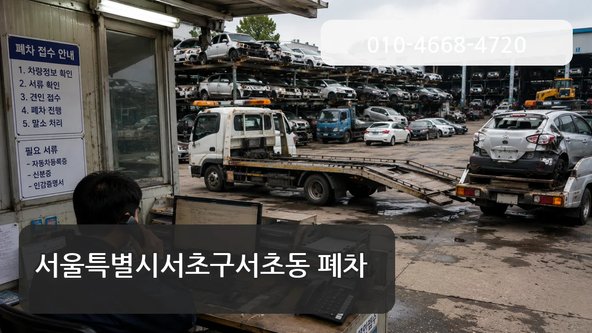 서울특별시서초구서초동 폐차 서울특별시서초구서초동 폐차 차량 처리 안내 이미지 2