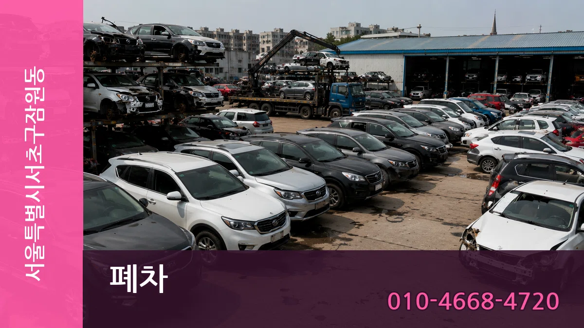 서울특별시서초구잠원동 폐차 서울특별시서초구잠원동 폐차 차량 처리 안내 이미지 1