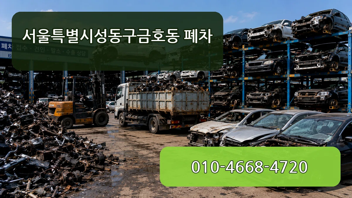 서울특별시성동구금호동 폐차 서울특별시성동구금호동 폐차 차량 처리 안내 이미지 2