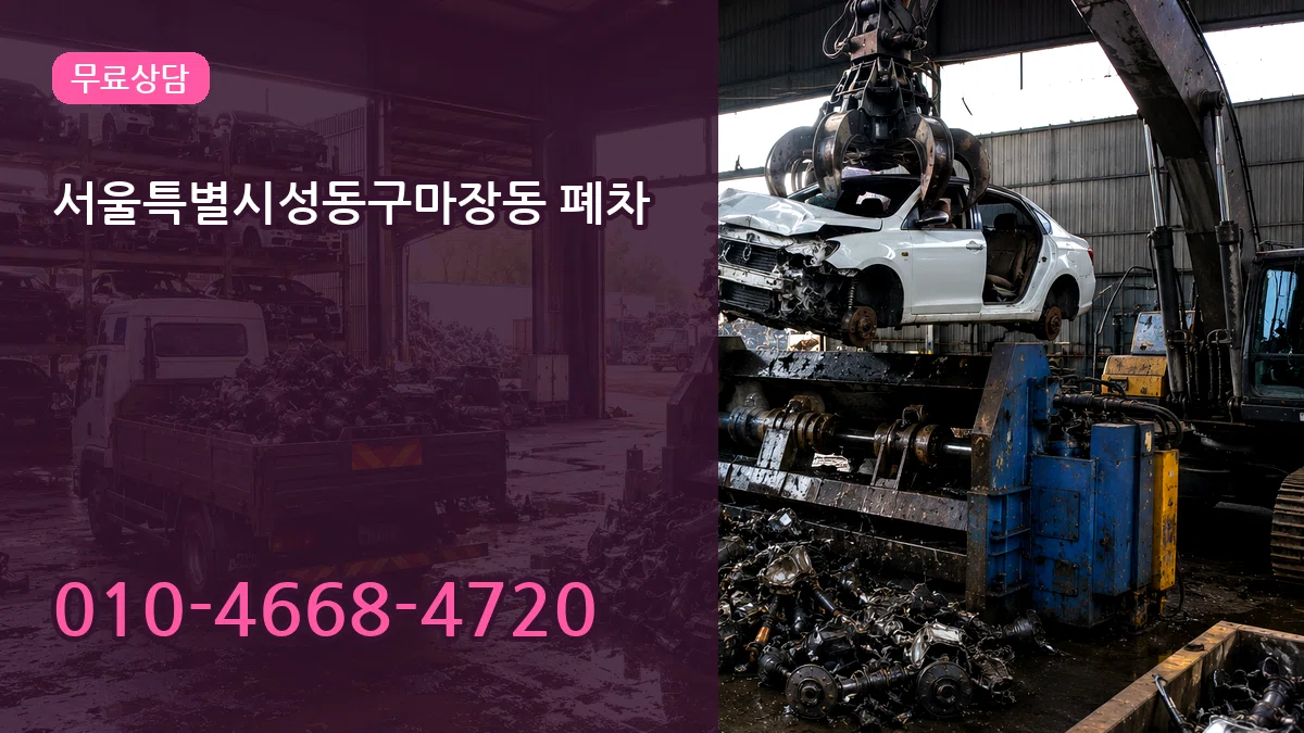 서울특별시성동구마장동 폐차 서울특별시성동구마장동 폐차 차량 처리 안내 이미지 2