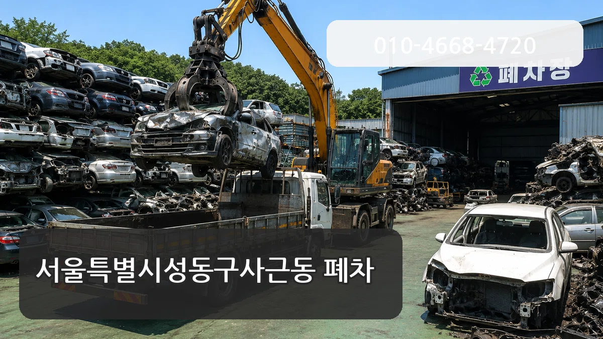 서울특별시성동구사근동 폐차 서울특별시성동구사근동 폐차 차량 처리 안내 이미지 1