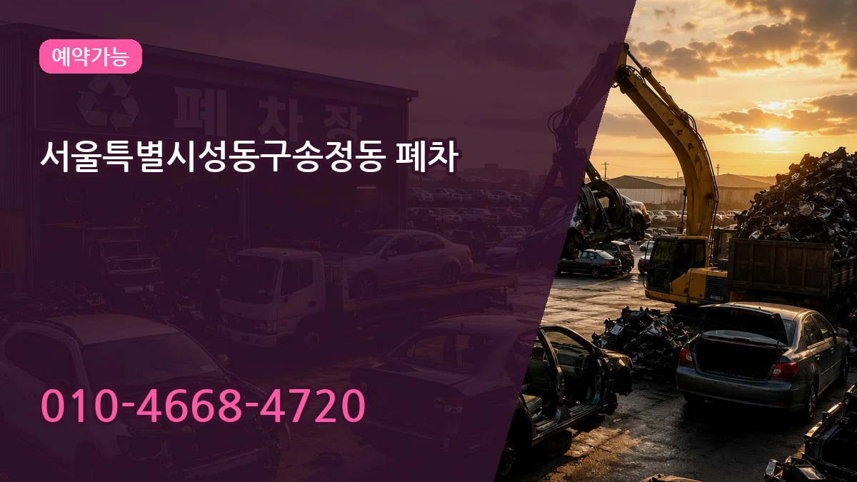 서울특별시성동구송정동 폐차 서울특별시성동구송정동 폐차 차량 처리 안내 이미지 2