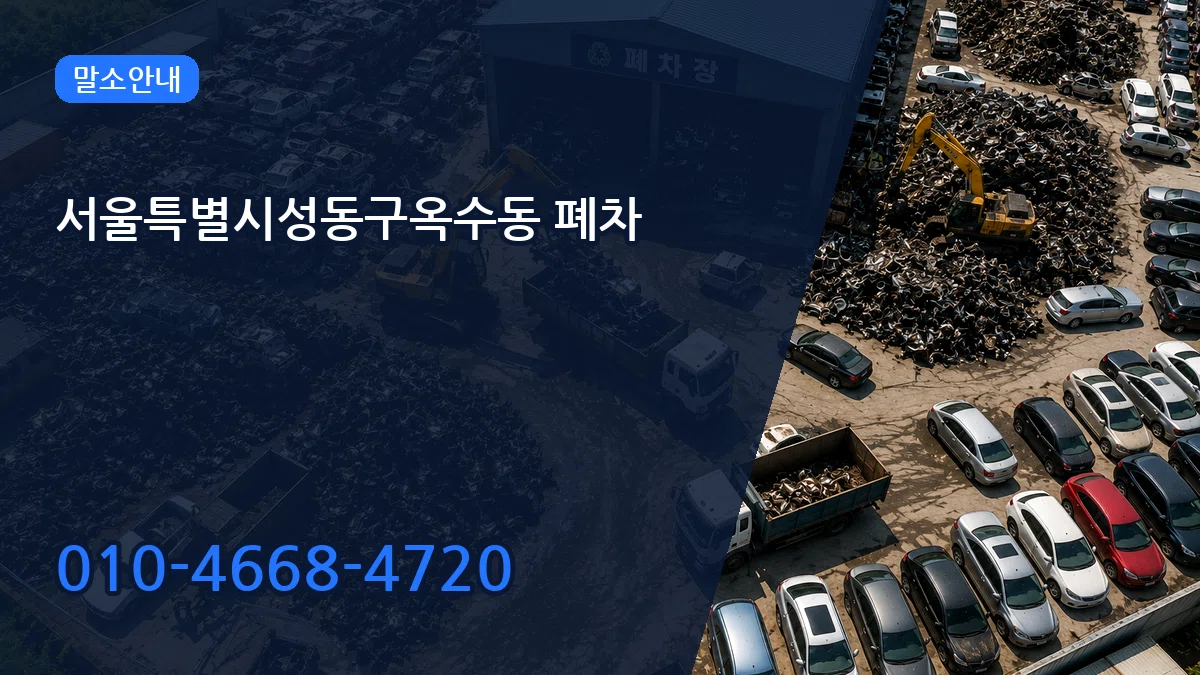 서울특별시성동구옥수동 폐차 서울특별시성동구옥수동 폐차 차량 처리 안내 이미지 3