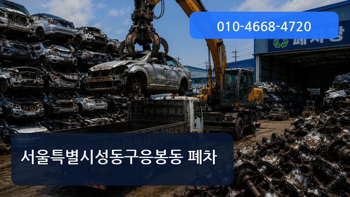 서울특별시성동구응봉동 폐차 서울특별시성동구응봉동 폐차 차량 처리 안내 이미지 1