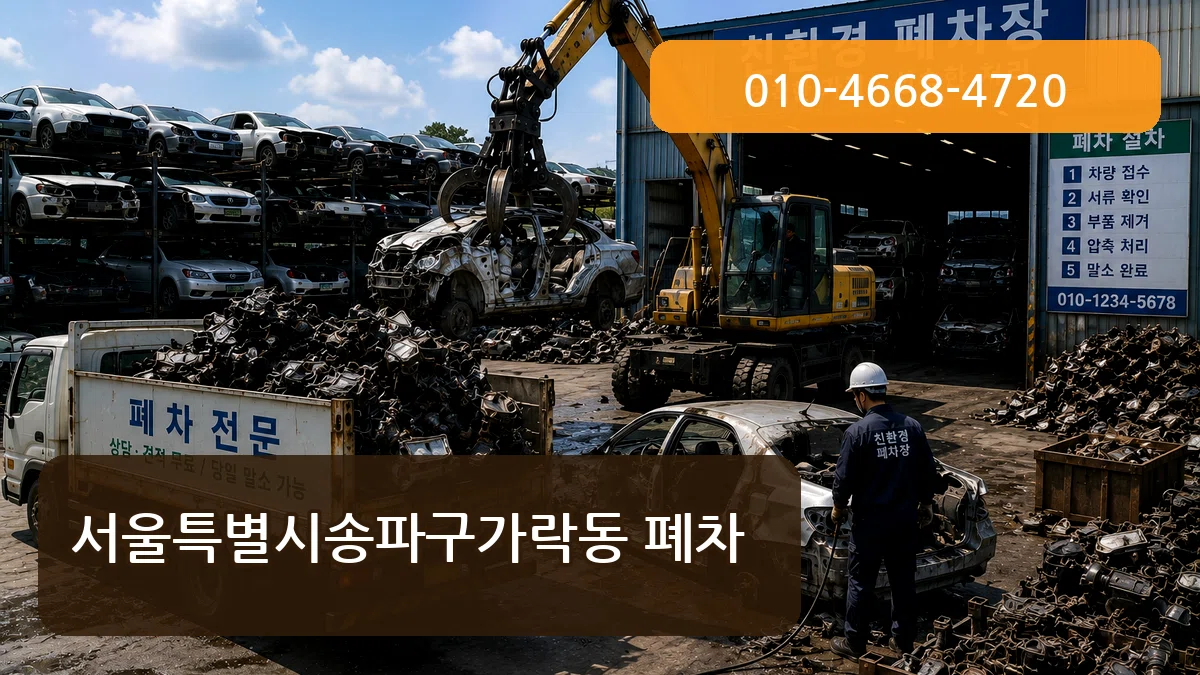 서울특별시송파구가락동 폐차 서울특별시송파구가락동 폐차 차량 처리 안내 이미지 3