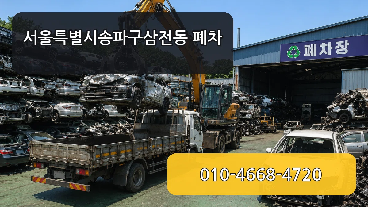 서울특별시송파구삼전동 폐차 서울특별시송파구삼전동 폐차 차량 처리 안내 이미지 2