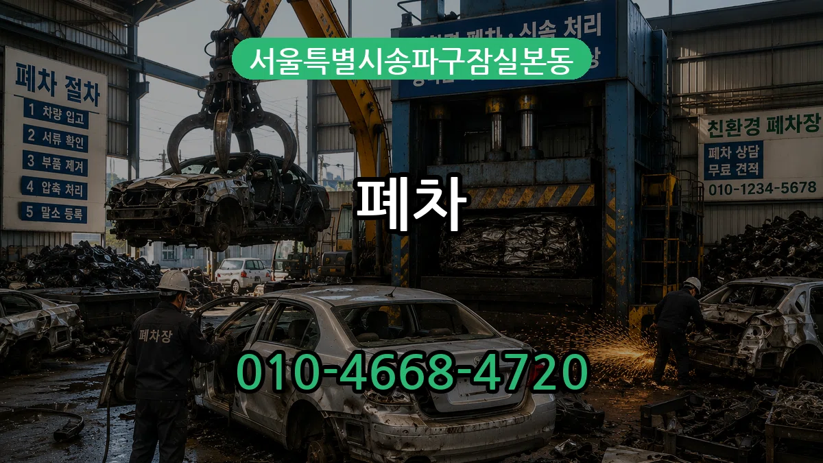 서울특별시송파구잠실본동 폐차 서울특별시송파구잠실본동 폐차 차량 처리 안내 이미지 3