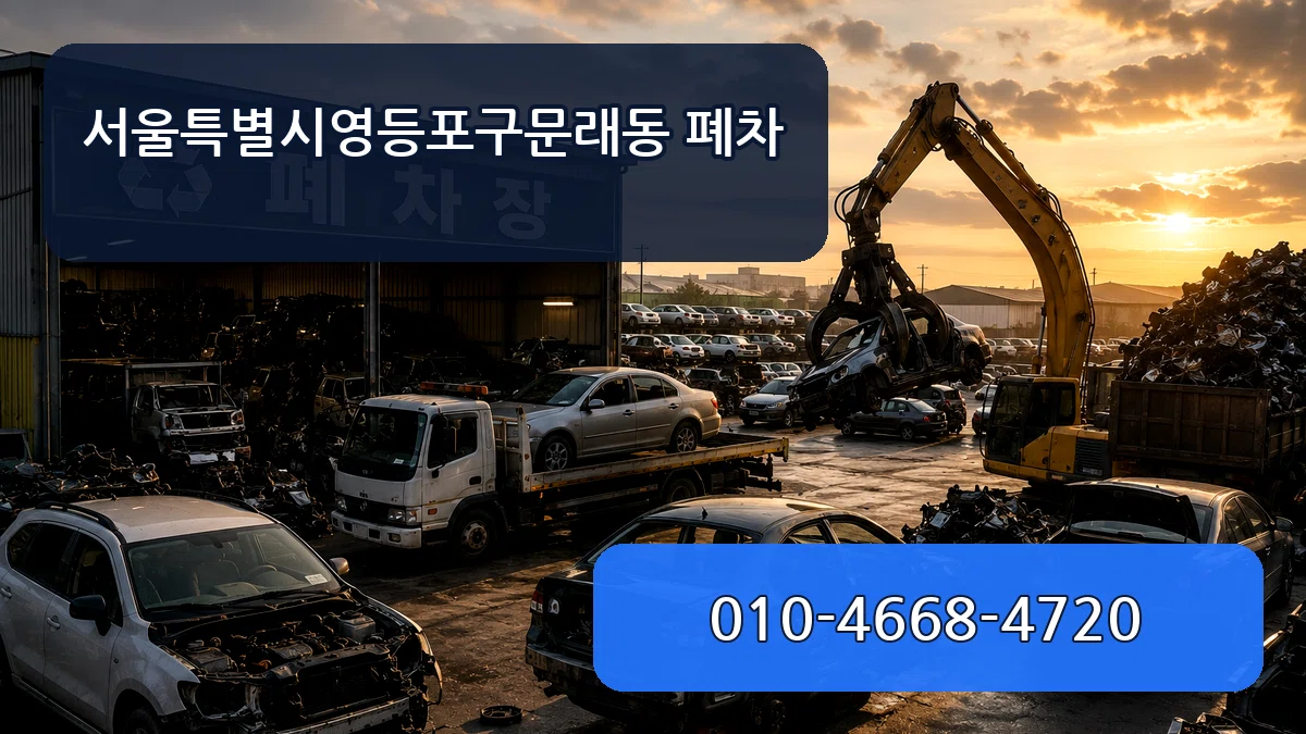 서울특별시영등포구문래동 폐차 서울특별시영등포구문래동 폐차 차량 처리 안내 이미지 2