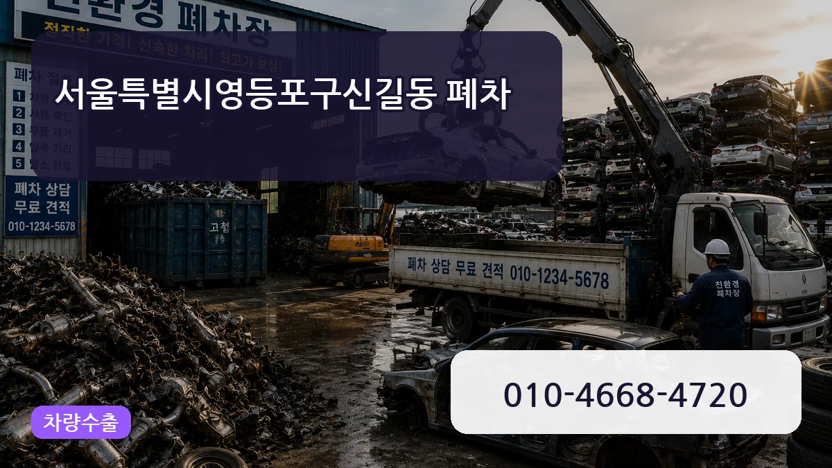서울특별시영등포구신길동 폐차 서울특별시영등포구신길동 폐차 차량 처리 안내 이미지 3