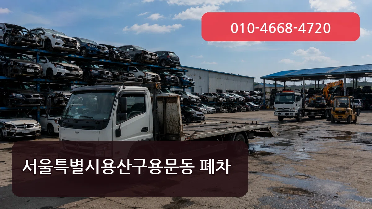 서울특별시용산구용문동 폐차 서울특별시용산구용문동 폐차 차량 처리 안내 이미지 3