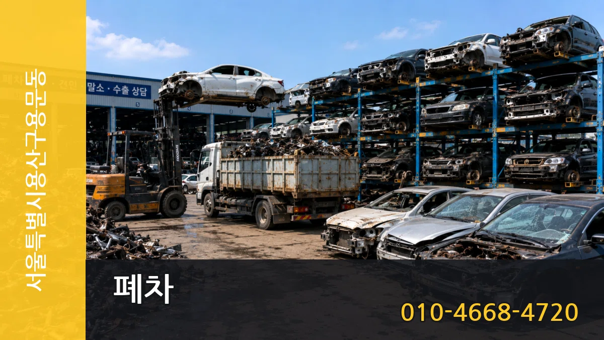 서울특별시용산구용문동 폐차 서울특별시용산구용문동 폐차 차량 처리 안내 이미지 2
