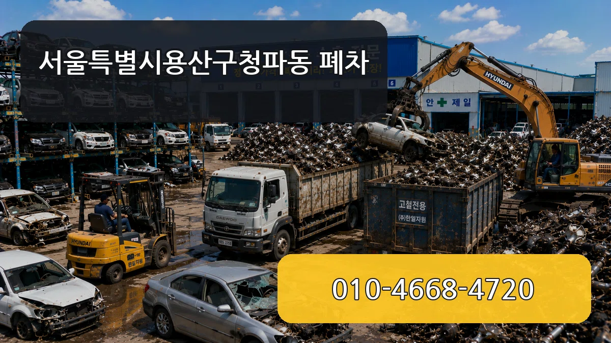 서울특별시용산구청파동 폐차 서울특별시용산구청파동 폐차 차량 처리 안내 이미지 1