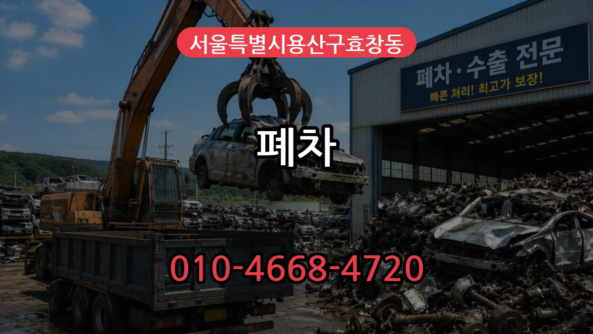 서울특별시용산구효창동 폐차 서울특별시용산구효창동 폐차 차량 처리 안내 이미지 3