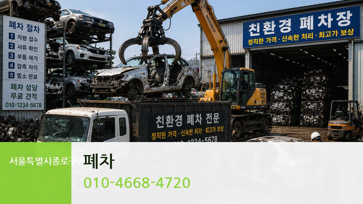 서울특별시종로구가회동 폐차 서울특별시종로구가회동 폐차 차량 처리 안내 이미지 1