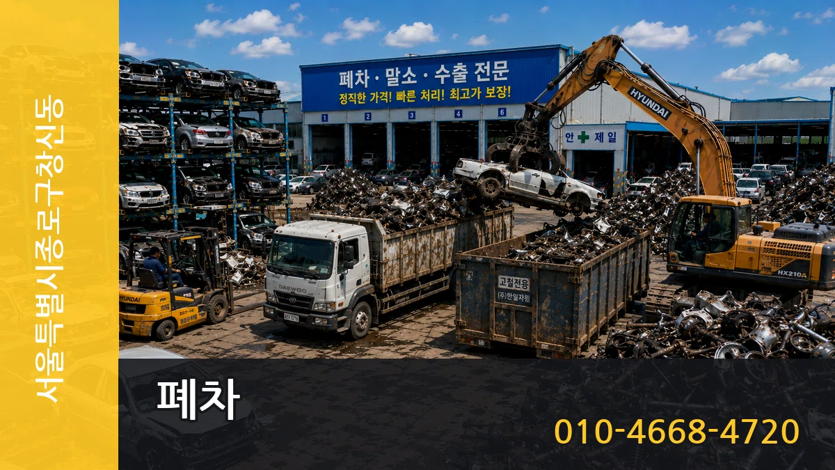 서울특별시종로구창신동 폐차 서울특별시종로구창신동 폐차 차량 처리 안내 이미지 1