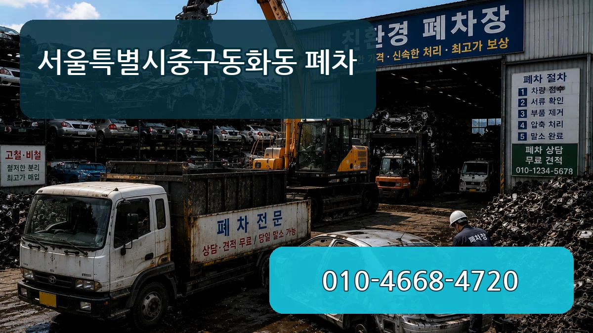 서울특별시중구동화동 폐차 서울특별시중구동화동 폐차 차량 처리 안내 이미지 1
